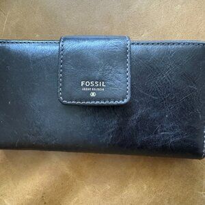 Fossil Black Leather Wallet